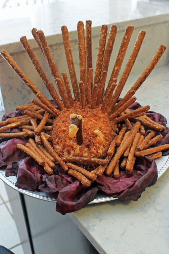I did manage to document this awesome cheese ball turkey that my aunt Janet made though!